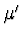 $\mu^{\prime}$