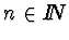 $n \in I\!\! N$