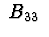 $\ B_{33}\ $