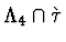 $\Lambda_4 \cap \grave \tau$