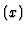 $\K(x)$