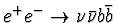 $e^+ e^- \rightarrow
\nu \bar \nu b \bar b$