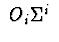 $\ O_{i}\Sigma^{i}\ $