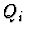 $Q_ {i} \ $
